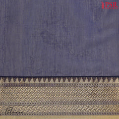 Dark Blue Banaras Summer Silk Cotton Saree