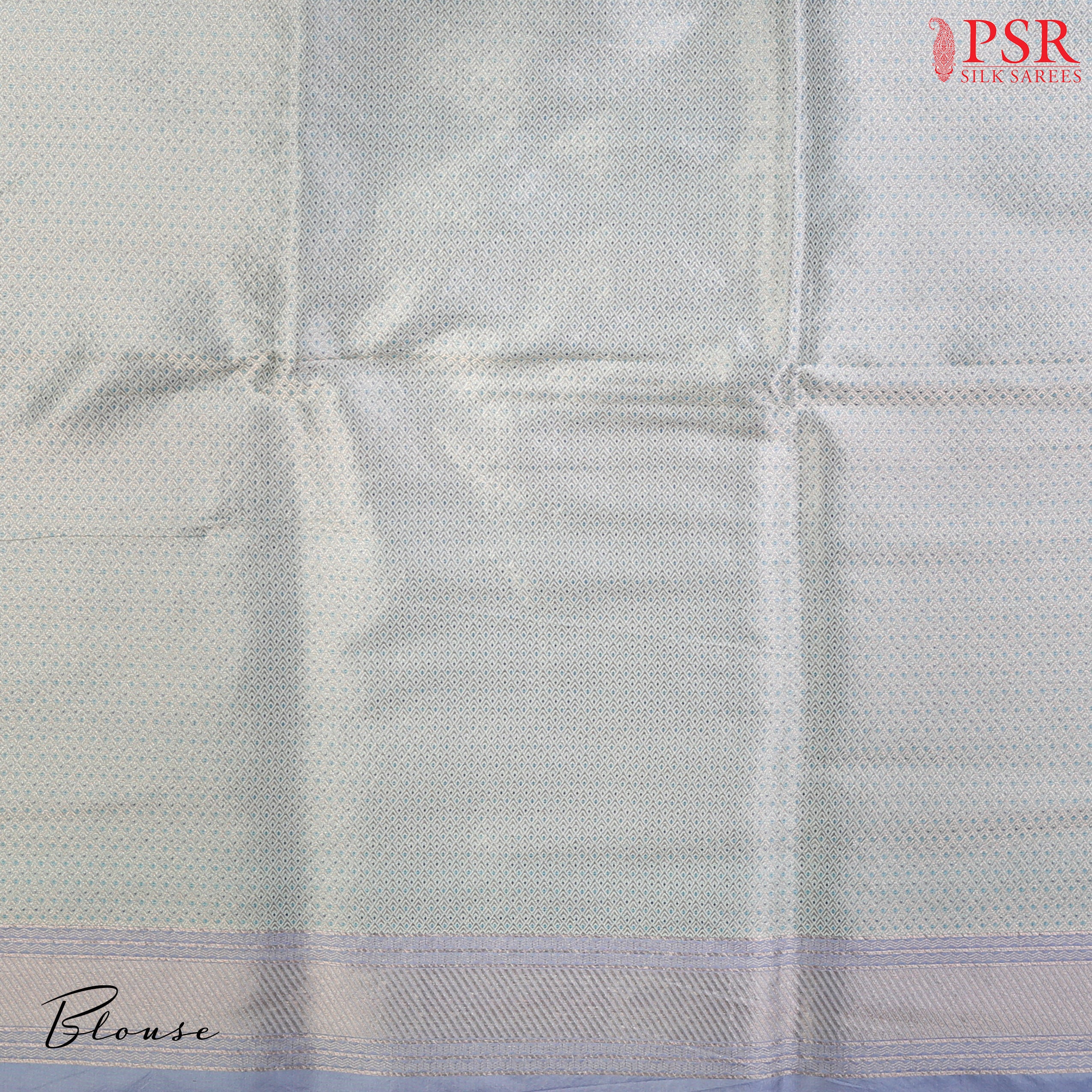 PSR Silk Sarees presents an exquisite Iceberg Blue Pashmina Tissue Silk Saree, a perfect blend of grace and tradition.