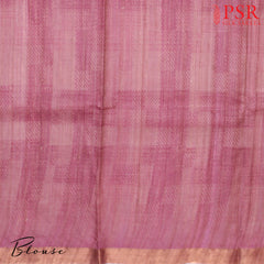 Dark Grey & Dark Purple Kadhi Tussar Silk Saree