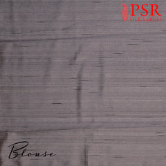 Dark Grey Semi Dupion Saree