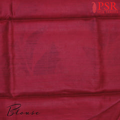 Orange Munga Silk Saree