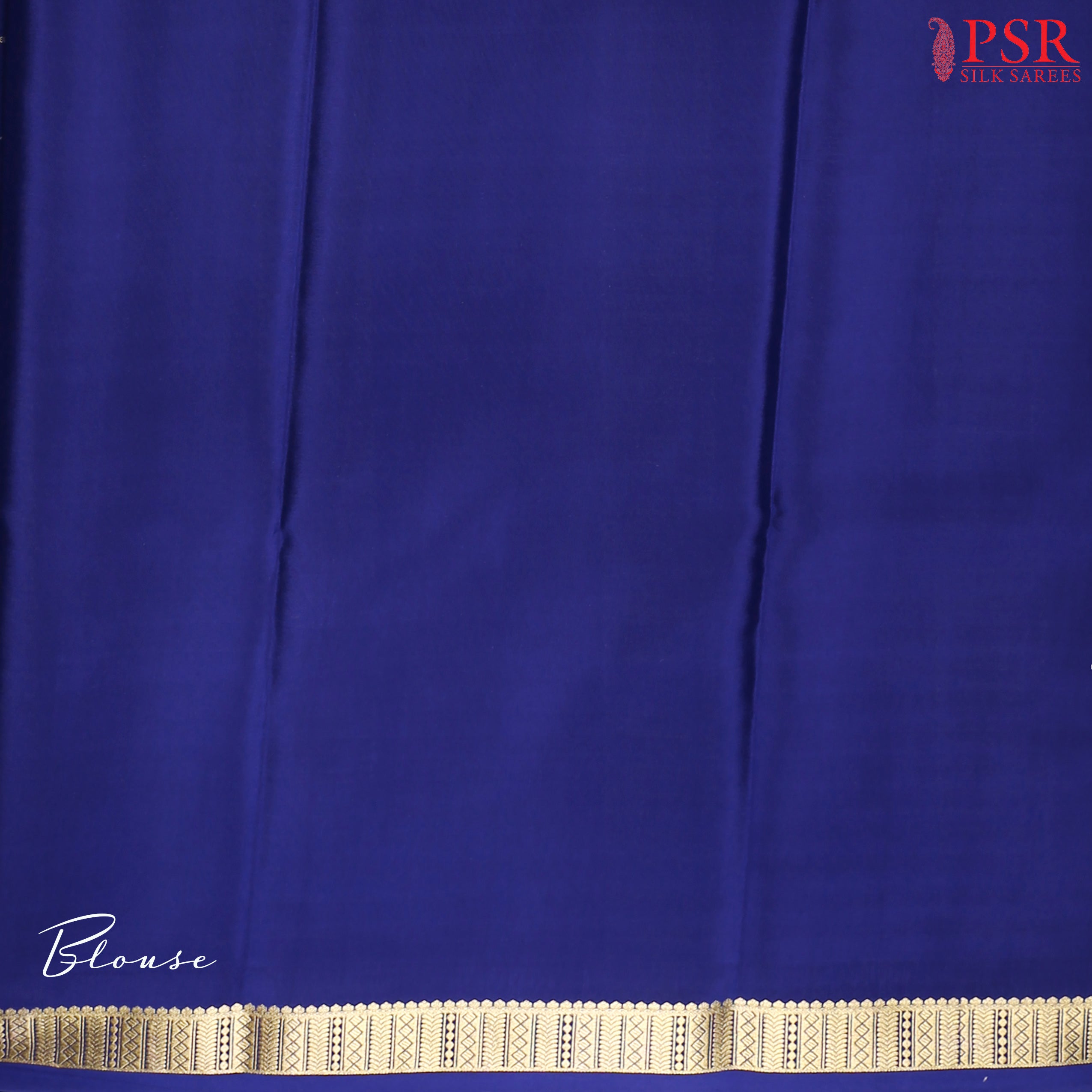 PSR Silks presents a Admiral Blue colored Mysore Silk saree.