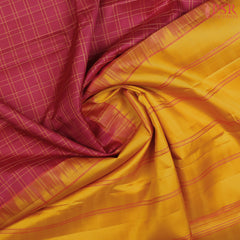 Amaranth Maroon Arani Silk Saree