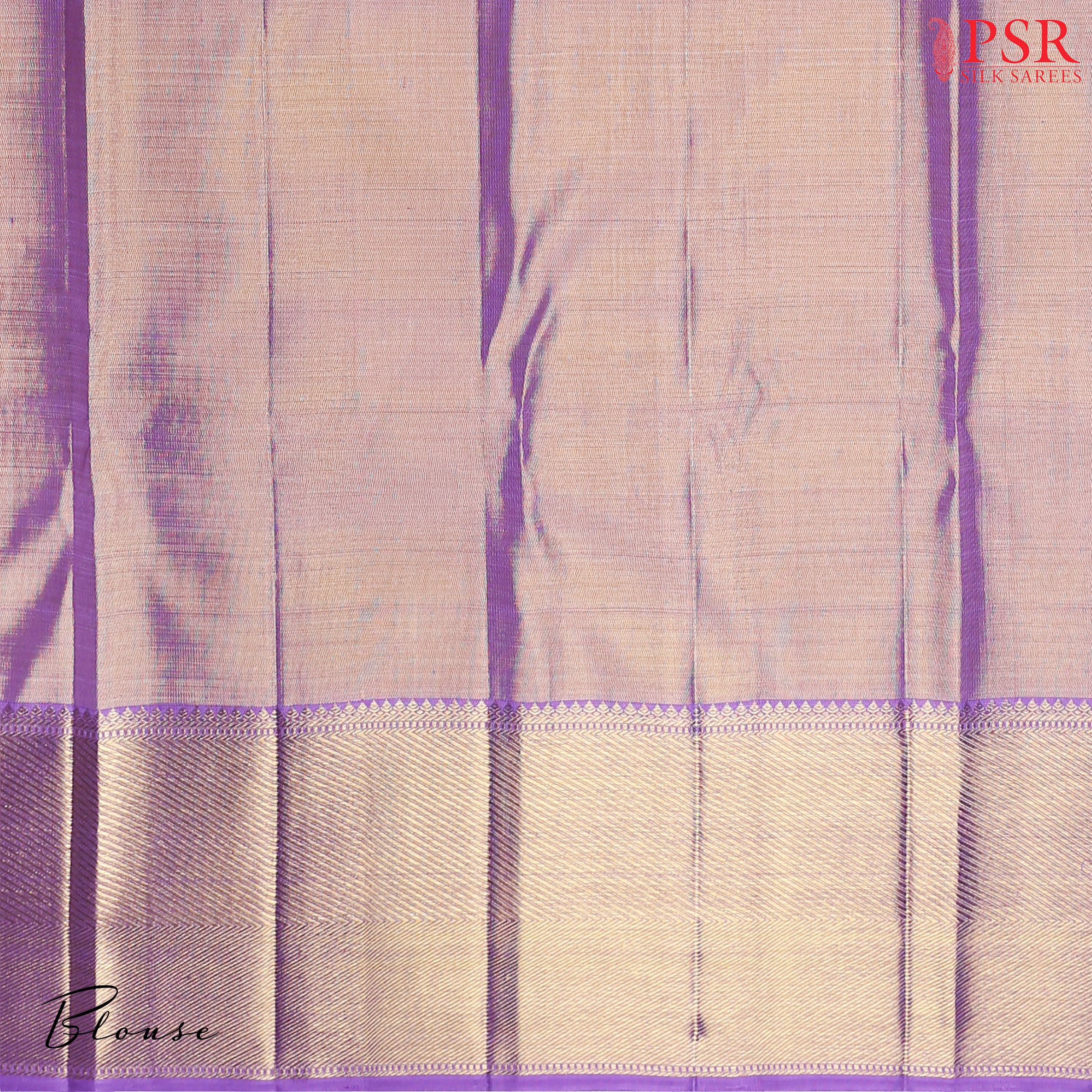 PSR Silk Sarees presents a breathtaking Amethyst Purple Kanchipuram Silk Saree, categorized under "Bridal Kanjivaram"—a perfect blend of luxury and tradition