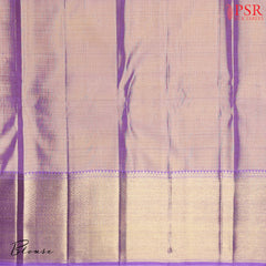 PSR Silk Sarees presents a breathtaking Amethyst Purple Kanchipuram Silk Saree, categorized under "Bridal Kanjivaram"—a perfect blend of luxury and tradition