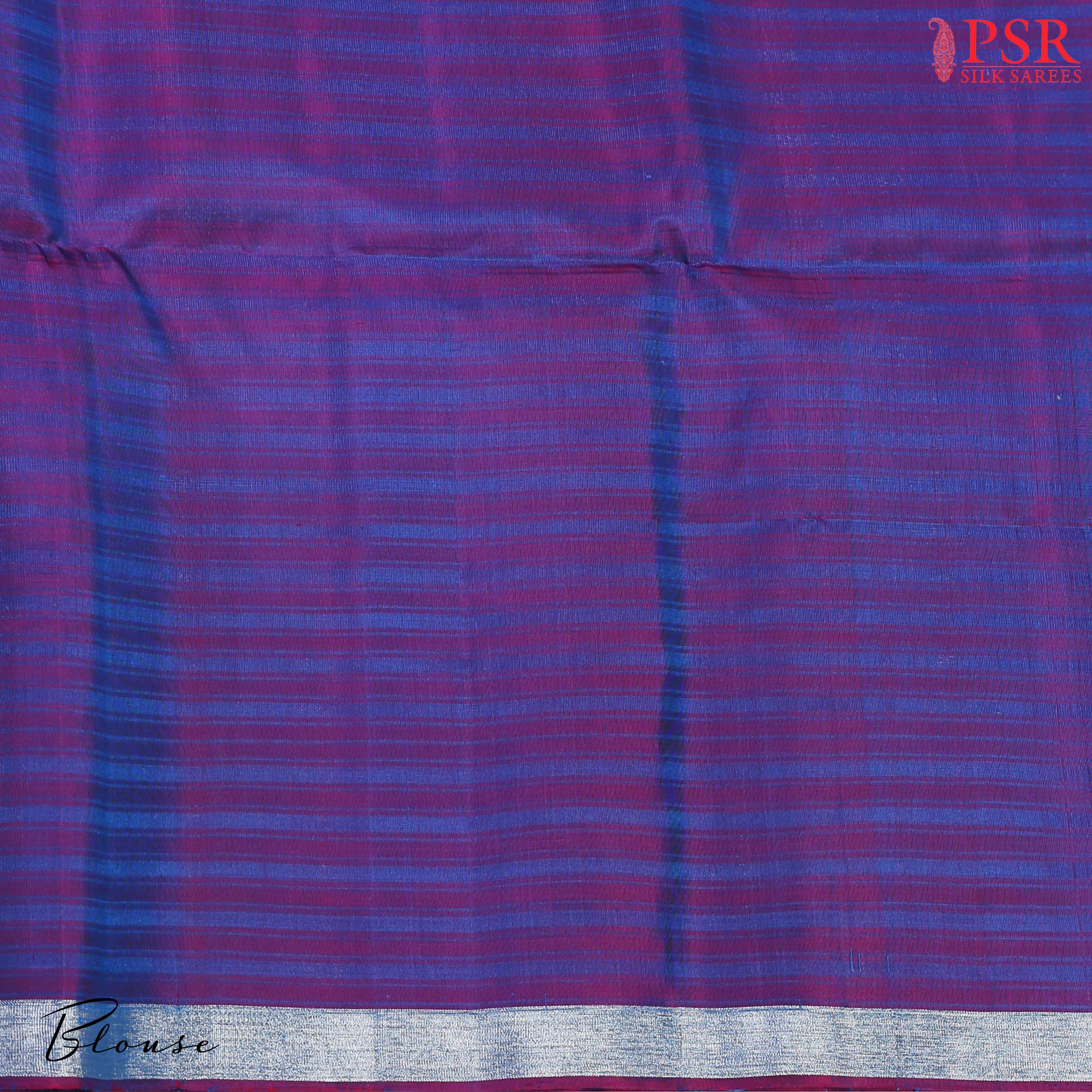 Elevate your elegance with the beautiful Azure Blue Soft Silk Saree from PSR Silks. 