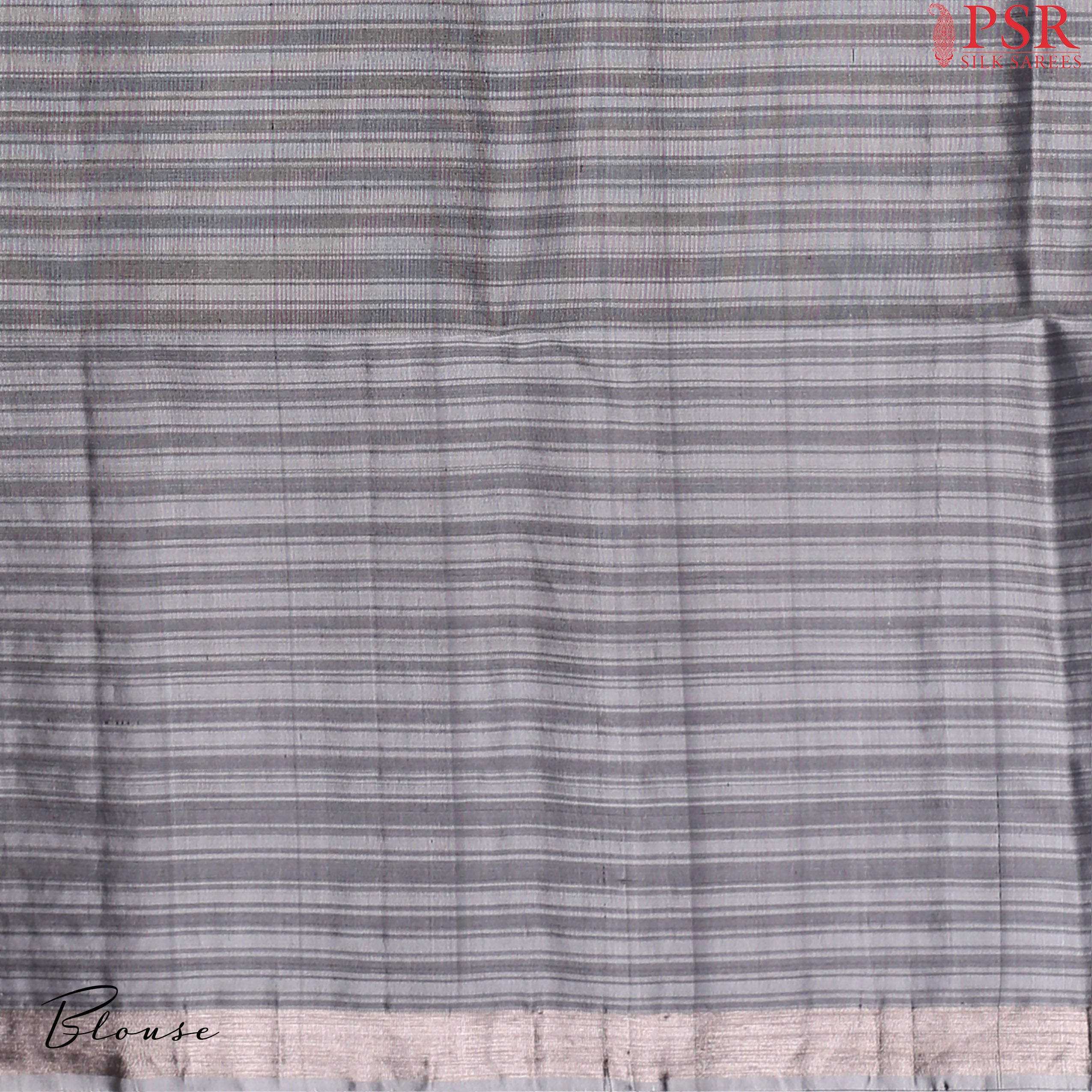 PSR Silks presents an elegant Black Soft Silk Saree, paired beautifully with a refined Grey combination