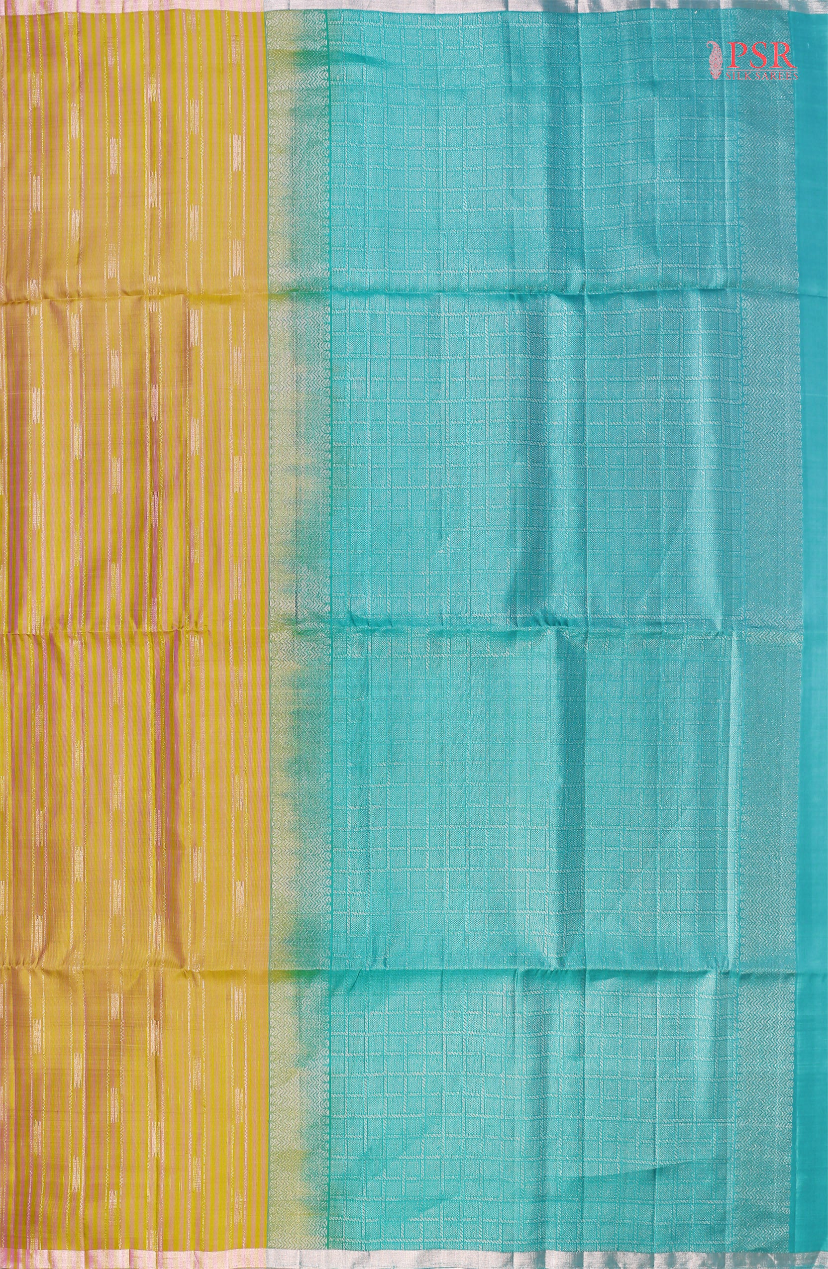 Step into Elegance with PSR Silk Sarees’ Bright Olive &amp; Dull Pink Soft Silk Masterpiece!