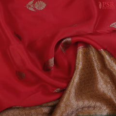 Elevate Your Elegance with PSR Silks' Stunning Kora Banaras Silk Saree