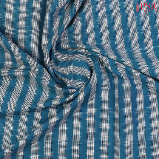 Detailed striped pattern showcasing fine Ikkat weaving