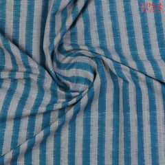 Detailed striped pattern showcasing fine Ikkat weaving