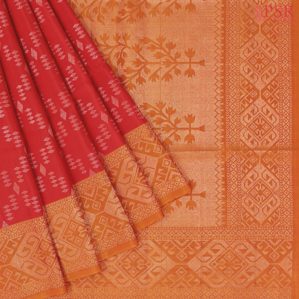 Red Soft Silk Saree