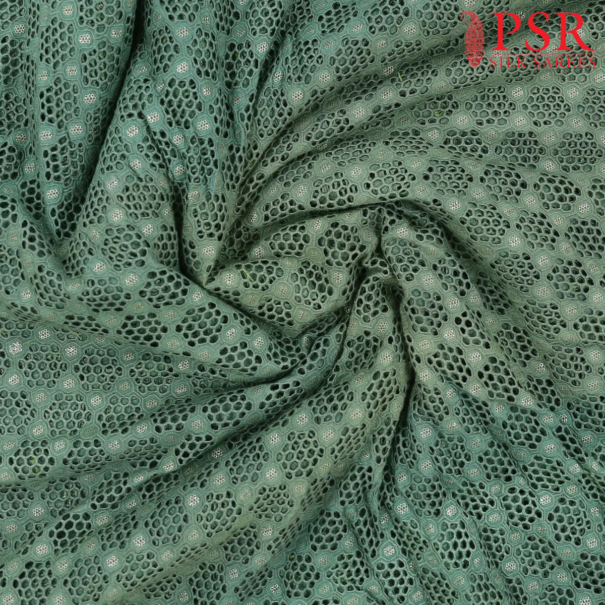 Army Green Hacoba Embroidery Running Material