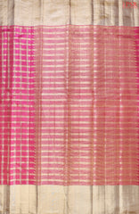 Mulberry Pink Kanchipuram Silk Saree