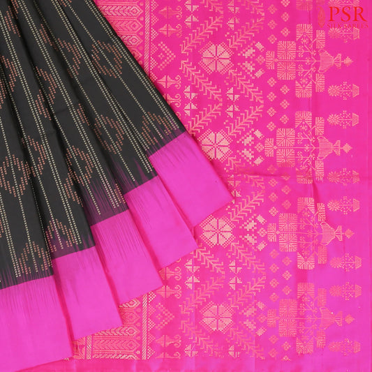 Black Soft Silk Saree