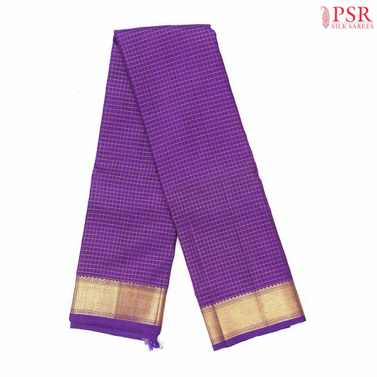 Violet Kanchipuram Silk Saree