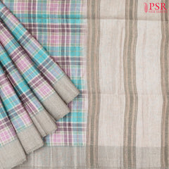 Multicolor Semi Tussar Saree