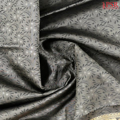 Dark Grey Fancy Kanchipuram Silk Saree