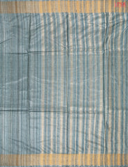 Steel Teal Ghicha Kadhi Tussar Silk Saree
