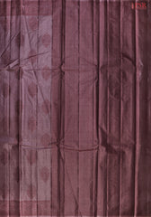 Dark Mauve Lilac Banaras Tussar Silk Saree