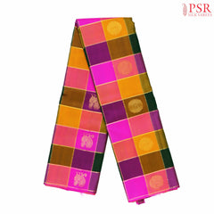 Multicolor Kanchipuram Silk Saree
