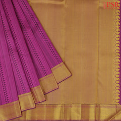 Persian Purple Kanchipuram Silk Saree