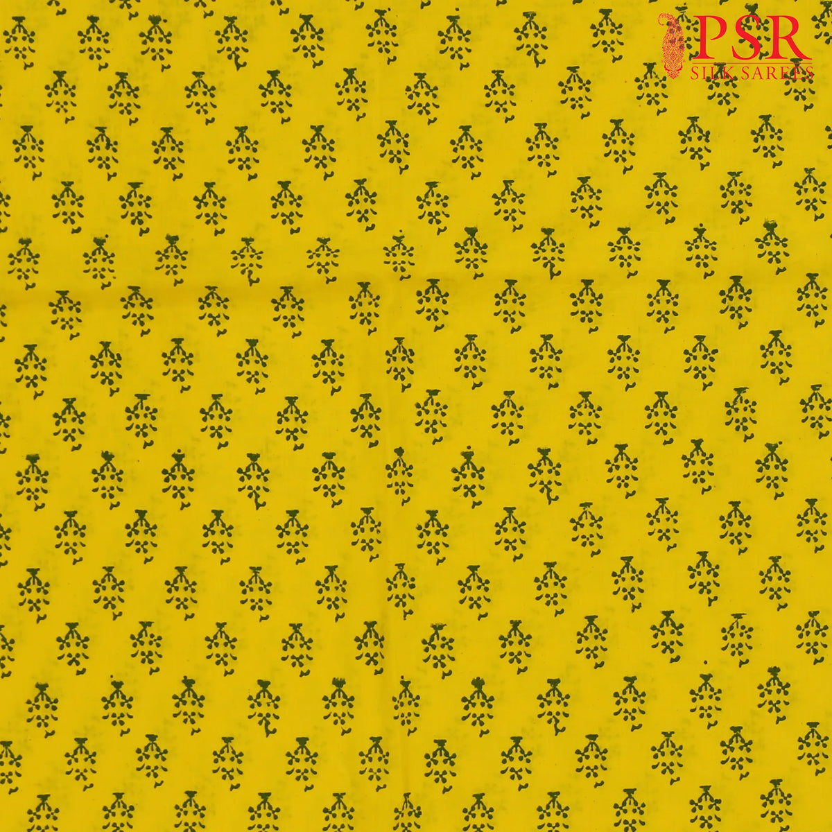 Yellow Jaipur Cotton Print Running Material