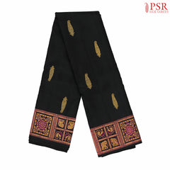 Black Kanchipuram Silk Saree