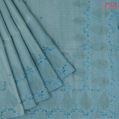 Light Blue Kosa Saree
