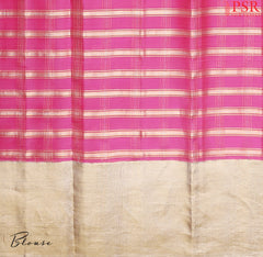 Mulberry Pink Kanchipuram Silk Saree