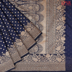 Dark Blue Georgette Saree