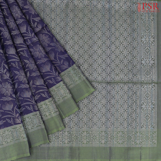 Dark Blue Soft Silk Saree