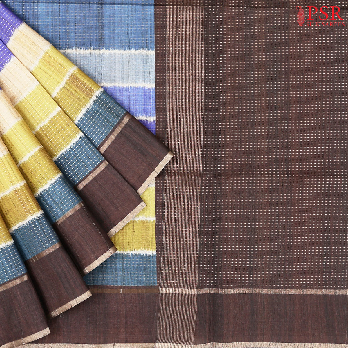 Multicolor Semi Tussar Saree