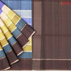 Multicolor Semi Tussar Saree