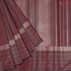 Rosewood Brown Kanchipuram Silk Saree