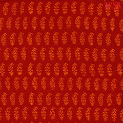 Rust Red Cotton Print Running Material