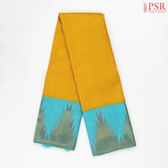 Yellow Kanchipuram Silk Saree