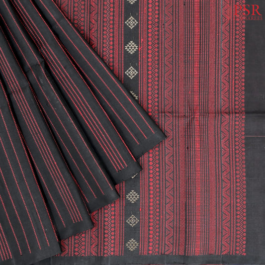 Black Soft Silk Saree