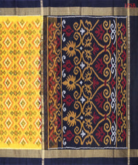 Yellow Patola Silk Cotton Saree
