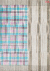 Multicolor Semi Tussar Saree
