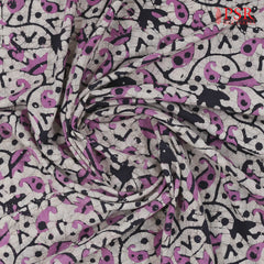 Light Grey Batik Print Running Material