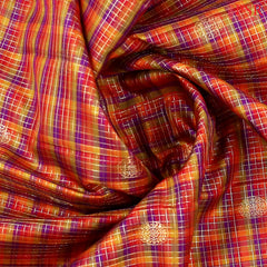 Multicolor Bridal Kanchipuram Silk Saree