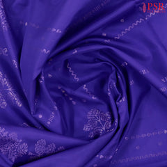 Blue Amethyst Soft Silk Saree