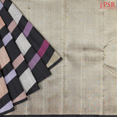 Black Kanchipuram Silk Saree