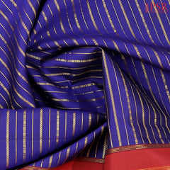 Navy Blue Kanchipuram Silk Saree