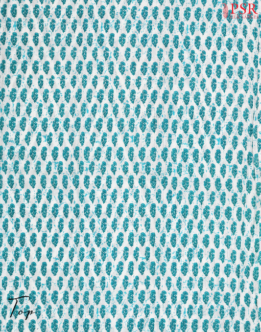 Pale Blue Cotton Dress Material