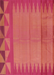 Dark Pink Kanchipuram Silk Saree