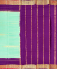 Jade Mint Green Mysore Silk Saree