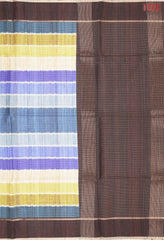 Multicolor Semi Tussar Saree