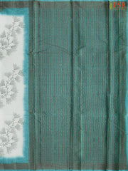 Floral Beige Banaras Tussar Silk Saree